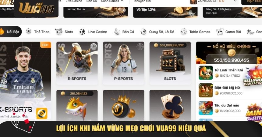 Mẹo Chơi VUA99 Hiệu Quả – Hành Trình Chinh Phục Chiến Thắng 1 Lợi ích khi nắm vững mẹo chơi VUA99 hiệu quả